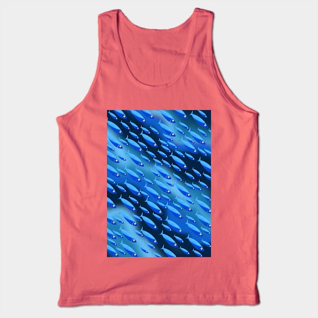 The Deep Blue Sea Tank Top by Scratch